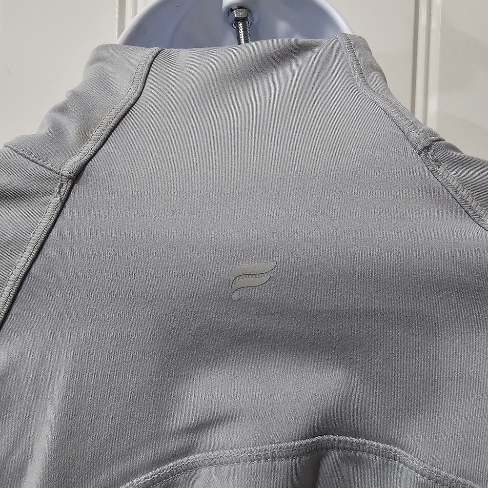 Fabletics Light Gray Utility Jacket - Picture 2 of 4